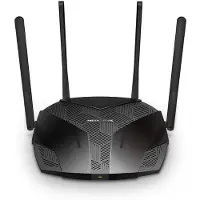 Mercusys MR80X WiFi 6 Router, Hastigheter Upp Till 3 Gbps, 4 Antenner