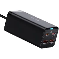 Baseus Gan3 Pro 2xusb-a 2xusb-c Med Usb-c-usb-a-och Usb-c-väggladdare 3a 65w