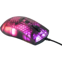 Deltaco DM310 Ultralätt Datormus Gaming Semi-transparent RGB