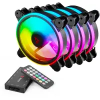 Savio Fan-01 Argb 120 Mm Fläkt 4 Enheter