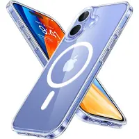 Torras Diamond-Mag Series-fodral för iPhone 16 Plus (Transparent)