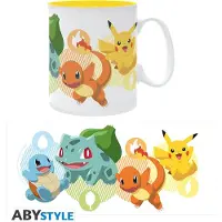 Abysse Corp POKEMON Mug - Pikachu and starters - 460 ml
