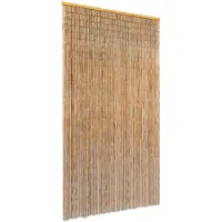vidaXL Dörrdraperi i bambu 100x220 cm