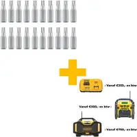 DeWalt Bits spår ; T25; 20 st.