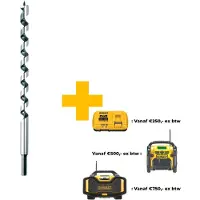 DeWalt Spiralborr för trä DT4642-QZ; 18x280/380 mm
