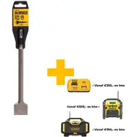 DeWalt - Mejsel - för kakel, murverk, betong - rak - SDS-plus - längd: 200 mm - bredd: 40 mm
