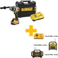 DeWalt Borr-/skruvdragare DCD1007WW1T 18 V, 1 batteri 8 Ah