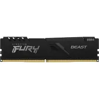 Kingston FURY Beast - DDR4 - modul - 32 GB - DIMM 288-pin - 3600 MHz / PC4-28800 - CL18 - 1.35 V - ej buffrad - icke ECC - svart