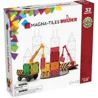 Magna-Tiles Magnetsats - 32 Delar - Byggare - - One Size - Magnetiska leksaker