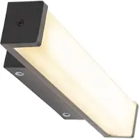 QAZQA Vägglampa svart 32 cm IP44 - Cascada