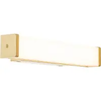 QAZQA Badrumsvägglampa mässing 32 cm inkl LED IP44 - Cascada