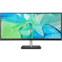 Acer CB3, Vero CB343CUR, Böjd bildskärm, Svart, UW-QHD, HDR 10, IPS, Anpassad synkronisering