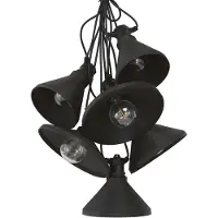 PR Home Daphne Ljusslinga 6st LED-lampor Svart 7,2m IP44