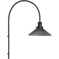 PR Home Vägglampa August, dimbar, Svart, Vardagsrum / matsal, Metall, Skandinavisk, Vägglampa, vägglampa inomhus