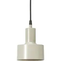 PR Home Hänglampa Solo Small Ø13cm beige matt, Creme / bärnsten, Vardagsrum / matsal, Metall, Pendellampor med stickkontakt