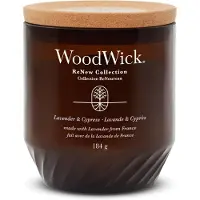 Woodwick WW ReNew medium doftljus - Lavendel & cypress