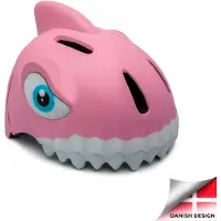 Crazy Safety Shark, Cykelhjälm, Junior, Pink