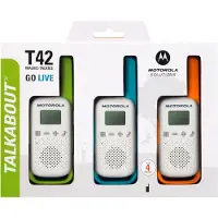 Motorola T42 TALKABOUT T42 Triple PMR-walkie talkie Set 3 st