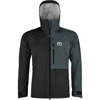 Ortovox - Toppturskläder - 3L Ortler Jacket M Black Raven för UnisexUll - Storlek M - Svart