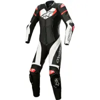 Alpinestars Stella GP Plus Dam VÄRMEKLÄDER 1-delad Svart/Vit/Neonröd 42 Damer sort