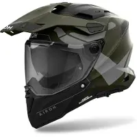 Airoh Commander 2 Reveal Endurohjälm Matt/Svart/Grön/Grå/Vit 2XL Unisex sort