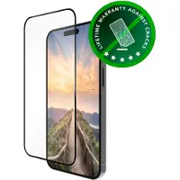 dbramante1928 Eco-shield - Skärmskydd för mobiltelefon - glas - ramfärg svart - för Apple iPhone 16
