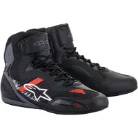Alpinestars Faster 3 Rideknit Stövlar Svart/Grå/Röd 10 Unisex sort