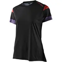 Troy Lee Designs Troy Lee designar cykling MTB cykel mountainbike trja fr kvinnor Lilium SS Rugby (svart stor)
