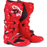 Alpinestars Tech 7 Motocrossstövlar Neonröd 09 Herrar