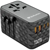 Verbatim Uta-06 Gan Iii Universal Usb-c Och Usb-c-väggladdare