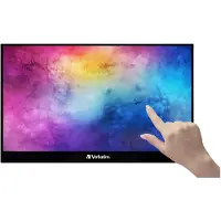 Verbatim PMT-17 Touchscreen EEK: A (A - G) 43.9 cm (17.3 tum) 1920 x 1080 pixel 16:9 6 ms HDMI, USB 2.0, USB-C, Hörlurar (3.5 mm) IPS LCD