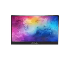Verbatim PM-14 Bärbar monitor EEK A (A - G) 35.6 cm (14 tum) 1920 x 1080 pixel 16:9 6 ms HDMI, USB 2.0, USB-C, Hörlurar (3.5 mm) IPS LCD
