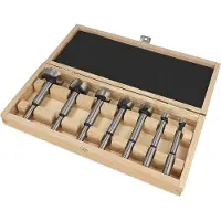 Heller 18995 8 Forstnerborr set 7 delar 10 mm, 15 mm, 20 mm, 22 mm, 25 mm, 30 mm, 35 mm Cylinderskaft 1 set