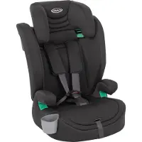 Graco Eldura R129 säkerhetsbältesstol, 76-150 cm, Midnight