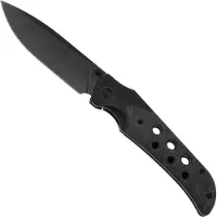 We Knife Guthrie WE23072B-1 Blackwashed, Black Titanium Rose Carbon Inlay, pocket knife, Jason Guthrie Design
