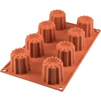 Silikomart SF050, Kakform för butterkaka, 0,736 l, -60 ° C, 230 ° C, Röd, Silikon
