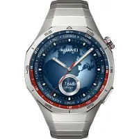 Huawei Watch GT 5 Pro - 46 mm - titan - smart klocka med rem - handledsstorlek: 140-210 mm - display 1.43" - NFC, Bluetooth - 97 g - titan