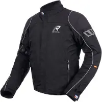 Rukka Trave-R Textiljacka Svart/Silver 46 Unisex sort