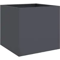 vidaXL Odlingslåda antracit 42x40x39 cm stål