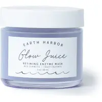 Earth Harbor | Gldjuice -raffinerande enzymmask | 100% Natural & Nontoxic | Rda tng + fruktenzymer | Lyser och klargr | 2 oz
