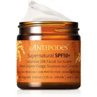 Antipodes Supernatural SPF50+ Ceramide Silk Facial Sunscreen Solkräm 60 ml