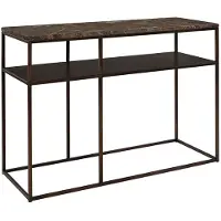 Artwood Scala Marble konsolbord dark brown / bronze