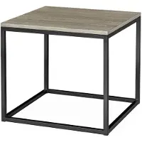 Artwood Mason sidobord antik grå kvadrat