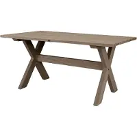 Artwood Cross matbord charcoal 160cm