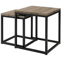 Artwood Anson sidobord charcoal 2-set
