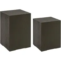 Artwood Trent sidobord mörkgrå 2-set