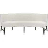 Artwood Giselle kökssoffa rund nobu cream