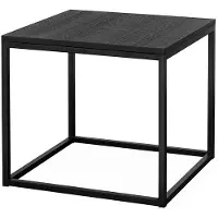 Artwood Mason sidobord svart kvadrat