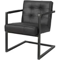 Artwood Jed karmstol läder anthracite