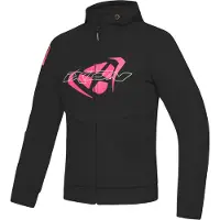 Ixon Touchdown svart/rosa Damer Motorcykel Textil Jacka